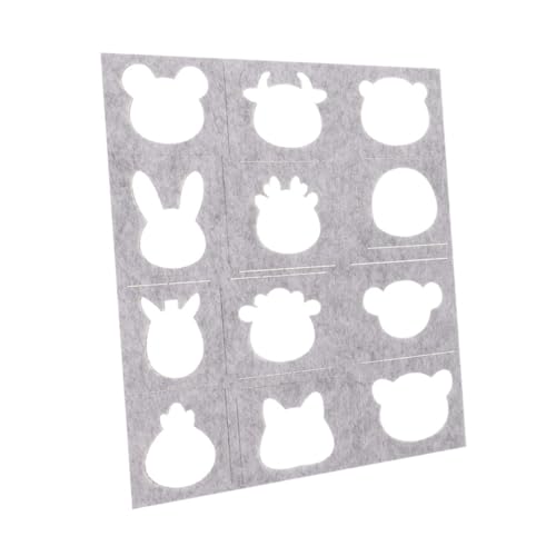 HAPINARY Wollfilz Applikationsschablone DIY Filzmodell für Kreative Bastelprojekte Vielseitig Einsetzbar für Anfänger Verschiedenen Mustern und Stilen von HAPINARY