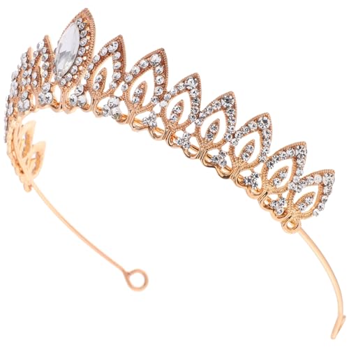 HAPINARY Modischer Damen-Kopfschmuck mit Strasskrone für die Braut und Verlobungsfeier HAPINARY Modischer Damen-Kopfschmuck mit Strasskrone für die Braut und Verlobungsfeier von HAPINARY