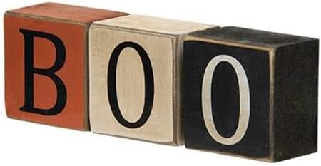 Halloween Boo Blocks | 3-teiliges Set, je 3,8 cm, 11,4 cm Displaygröße, Mini Distressed Primitive Halloween Boo Blocks | 3-teiliges Set, je 3,8 cm, 11,4 cm Displaygröße, Mini Distressed Primitive von HAPPY DEALS ~