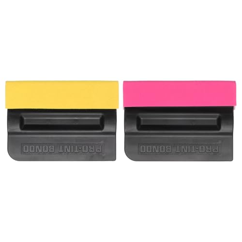 HARFINGTON 1 Set Vinyl-Rakel, Filzkante, 10,2 cm, Rakel, Filzstoff, Vinyl-Schaber für Autotapete, Aufkleber, Tapete, glattes Werkzeug, Fenster, Sichtschutz, Glastönung, DIY, Handwerk, Rosa/Grün/Gelb HARFINGTON 1 Set Vinyl-Rakel, Filzkante, 10,2 cm, Rakel, Filzstoff, Vinyl-Schaber für Autotapete, Aufkleber, Tapete, glattes Werkzeug, Fenster, Sichtschutz, Glastönung, DIY, Handwerk, Rosa/Grün/Gelb von HARFINGTON