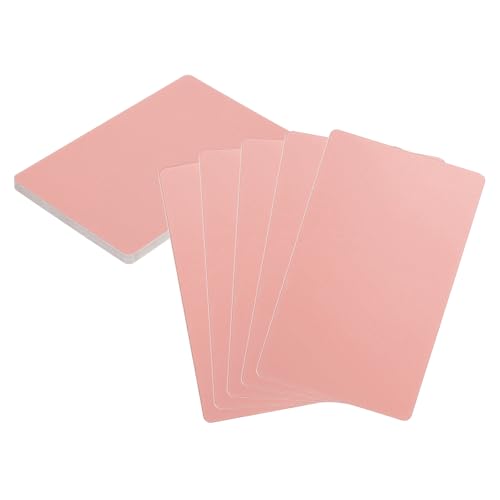 HARFINGTON 10 Stück Metall-Visitenkarten, Rohlinge, 8,6 x 5,3 x 0,1 cm, Aluminium-Lasergravur, blanko, Name, benutzerdefinierte Karte, CNC-Gravurbögen für Haus, Büro, DIY, Geschenkteller, Einladungen von HARFINGTON