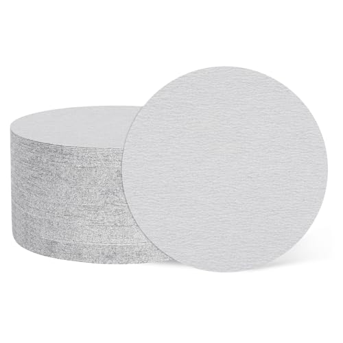 HARFINGTON 100 Stück 15,2 cm Schleifscheiben, Körnung 180, Klett-Schleifpapier, Exzenterschleifer-Pads für Holzbearbeitung, Automobil, Metallpolieren, Weiß HARFINGTON 100 Stück 15,2 cm Schleifscheiben, Körnung 180, Klett-Schleifpapier, Exzenterschleifer-Pads für Holzbearbeitung, Automobil, Metallpolieren, Weiß von HARFINGTON