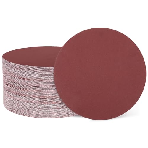 HARFINGTON 100 Stück 15,2 cm Schleifscheiben, Körnung 600, Klett-Schleifpapier, Exzenterschleifer-Pads für Holzbearbeitung, Automobil, Metallpolieren HARFINGTON 100 Stück 15,2 cm Schleifscheiben, Körnung 600, Klett-Schleifpapier, Exzenterschleifer-Pads für Holzbearbeitung, Automobil, Metallpolieren von HARFINGTON