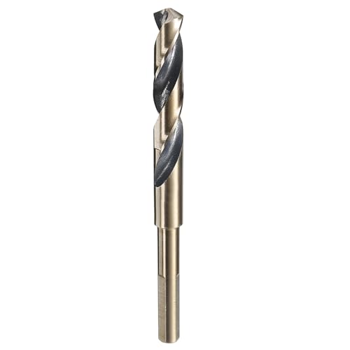 HARFINGTON 13,5 mm Bohrer, 10 mm reduzierter Schaft, 3-flach, 4341 Hochgeschwindigkeitsstahl, 135 Grad, Kreuzanschliff für mittelweiches Metall, Kupfer, Aluminium, Kunststoff, Holz HARFINGTON 13,5 mm Bohrer, 10 mm reduzierter Schaft, 3-flach, 4341 Hochgeschwindigkeitsstahl, 135 Grad, Kreuzanschliff für mittelweiches Metall, Kupfer, Aluminium, Kunststoff, Holz von HARFINGTON