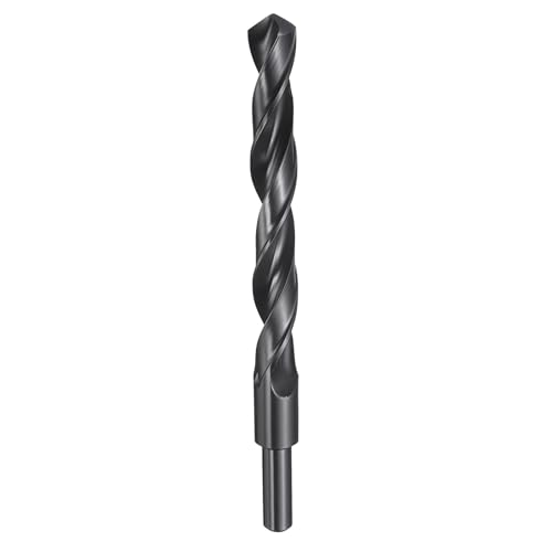 HARFINGTON 14,5 mm Bohrer, 10 mm reduzierter Schaft, rund, 4241 Hochgeschwindigkeitsstahl, Nitrieren, schwarz, 118°-Standardspitze für Kunststoff, Holz, Kupfer, Aluminium, Eisen, mittelweiches Metall HARFINGTON 14,5 mm Bohrer, 10 mm reduzierter Schaft, rund, 4241 Hochgeschwindigkeitsstahl, Nitrieren, schwarz, 118°-Standardspitze für Kunststoff, Holz, Kupfer, Aluminium, Eisen, mittelweiches Metall von HARFINGTON
