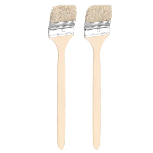 HARFINGTON 2 gebogene Heizkörper-Pinsel, 7,6 cm breit, gebogene Wandfarbe, weiche Borsten, Pinsel mit langem Holzgriff, für Heimwerker, Farbe, flache Kunst, Möbel, Schränke, Zäune, Deck HARFINGTON 2 gebogene Heizkörper-Pinsel, 7,6 cm breit, gebogene Wandfarbe, weiche Borsten, Pinsel mit langem Holzgriff, für Heimwerker, Farbe, flache Kunst, Möbel, Schränke, Zäune, Deck von HARFINGTON