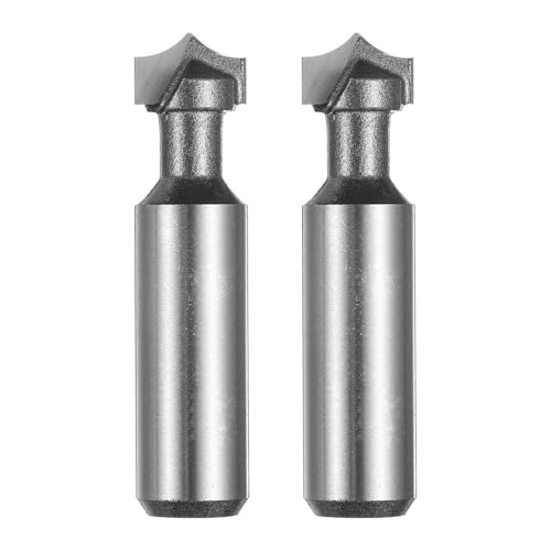 HARFINGTON 2 x Rundfräsen-Bit, 1/4 Zoll Radius, 1/2 Zoll Schaft, 1,27 cm Schnittdurchmesser, 2 Rillen, runder CNC-Fräser für 2D- und 3D-Schnitzerei, Holzbearbeitung, Gravurwerkzeug HARFINGTON 2 x Rundfräsen-Bit, 1/4 Zoll Radius, 1/2 Zoll Schaft, 1,27 cm Schnittdurchmesser, 2 Rillen, runder CNC-Fräser für 2D- und 3D-Schnitzerei, Holzbearbeitung, Gravurwerkzeug von HARFINGTON