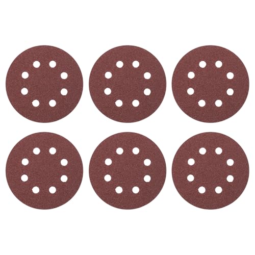 HARFINGTON 20 Stück 12,7 cm Schleifscheiben, 8 Löcher, Körnung 40, Klett-Schleifpapier, Exzenterschleifer-Pads für Holzbearbeitung, Automobil, Metallpolieren HARFINGTON 20 Stück 12,7 cm Schleifscheiben, 8 Löcher, Körnung 40, Klett-Schleifpapier, Exzenterschleifer-Pads für Holzbearbeitung, Automobil, Metallpolieren von HARFINGTON