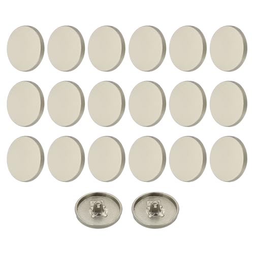 HARFINGTON 20 Stück 32L Metall Runde flache Nähknöpfe 20 mm Legierung Schaft Handwerk Ersatz Knopf für Männer Frauen Anzug Wolle Mantel Hemd Hosen Nähen Handwerk Grau HARFINGTON 20 Stück 32L Metall Runde flache Nähknöpfe 20 mm Legierung Schaft Handwerk Ersatz Knopf für Männer Frauen Anzug Wolle Mantel Hemd Hosen Nähen Handwerk Grau von HARFINGTON