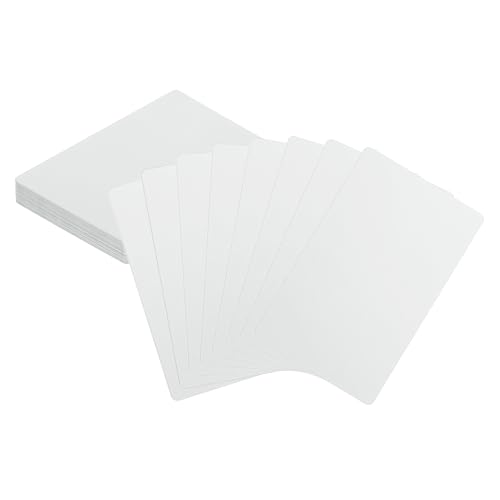HARFINGTON 25 Stück Metall-Visitenkarten, Rohlinge, 8,6 x 5,3 x 0,1 cm, Aluminium-Lasergravur, blanko, Name, benutzerdefinierte Karte, CNC-Gravurbögen für Haus, Büro, DIY, Geschenkteller, Einladungen von HARFINGTON
