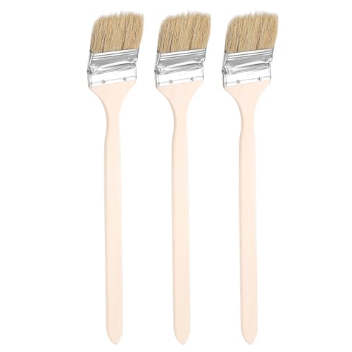 HARFINGTON 3 gebogene Heizkörper-Pinsel, 6,3 cm breit, gebogene Wandfarbe, weiche Borsten, Pinsel mit langem Holzgriff, für Heimwerker, Farbe, flache Kunst, Möbel, Schrank, Zäune, Deck HARFINGTON 3 gebogene Heizkörper-Pinsel, 6,3 cm breit, gebogene Wandfarbe, weiche Borsten, Pinsel mit langem Holzgriff, für Heimwerker, Farbe, flache Kunst, Möbel, Schrank, Zäune, Deck von HARFINGTON