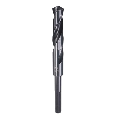 HARFINGTON 37/64-Zoll-Bohrer, 0,95 cm, reduzierter Schaft, 3-flach, 4241, Hochgeschwindigkeitsstahl, Nitrieren, schwarz, 118 °, für weiche Materialien, Holz, Kunststoff, Eisen, Kupfer, Aluminium HARFINGTON 37/64-Zoll-Bohrer, 0,95 cm, reduzierter Schaft, 3-flach, 4241, Hochgeschwindigkeitsstahl, Nitrieren, schwarz, 118 °, für weiche Materialien, Holz, Kunststoff, Eisen, Kupfer, Aluminium von HARFINGTON