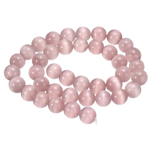 HARFINGTON 38 Stück hellviolette Katzenaugen-Steinperlen, 10 mm, rund, glatt, Edelstein-Kristall, lose Perlen für Schmuckherstellung, Armbänder, Halsketten, Ohrringe, DIY HARFINGTON 38 Stück hellviolette Katzenaugen-Steinperlen, 10 mm, rund, glatt, Edelstein-Kristall, lose Perlen für Schmuckherstellung, Armbänder, Halsketten, Ohrringe, DIY von HARFINGTON