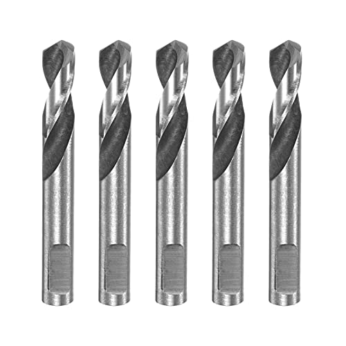 HARFINGTON 5 Stück HSS Bohrer 5 mm x 42 mm für Lochsägen, Dornbohrer, Ersatz für dickes Metallschneiden HARFINGTON 5 Stück HSS Bohrer 5 mm x 42 mm für Lochsägen, Dornbohrer, Ersatz für dickes Metallschneiden von HARFINGTON