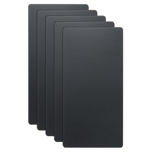 HARFINGTON 5 Stück Metall-Visitenkarten, 7,9 x 4,1 x 0,1 cm, 304 Edelstahl, Spiegel-Titan, Laser-Gravurkarten, benutzerdefinierte Blanko-CNC-Gravur, Blatt, für Haus, Büro, DIY-Geschenkeinladungen HARFINGTON 5 Stück Metall-Visitenkarten, 7,9 x 4,1 x 0,1 cm, 304 Edelstahl, Spiegel-Titan, Laser-Gravurkarten, benutzerdefinierte Blanko-CNC-Gravur, Blatt, für Haus, Büro, DIY-Geschenkeinladungen von HARFINGTON