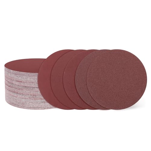 HARFINGTON 90 Stück 12,7 cm Schleifscheiben 80/120/180/240/320/400/600/800/1000 Körnung Klett-Schleifpapier Exzenterschleifer Pads für Holzbearbeitung Automobil-Metallpolieren HARFINGTON 90 Stück 12,7 cm Schleifscheiben 80/120/180/240/320/400/600/800/1000 Körnung Klett-Schleifpapier Exzenterschleifer Pads für Holzbearbeitung Automobil-Metallpolieren von HARFINGTON