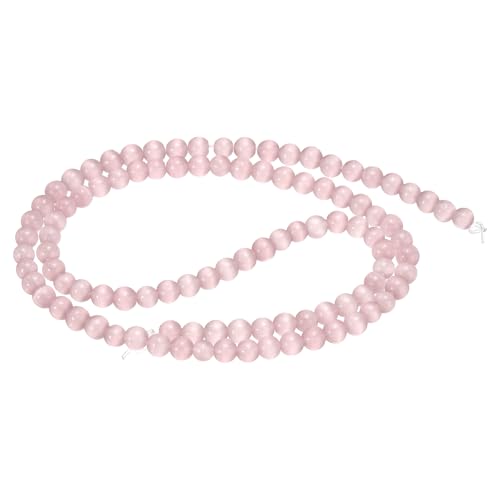 HARFINGTON 98 Stück hellviolette Katzenaugen-Steinperlen, 4 mm, rund, glatt, Edelstein-Kristall, lose Perlen für Schmuckherstellung, Armbänder, Halsketten, Ohrringe, DIY HARFINGTON 98 Stück hellviolette Katzenaugen-Steinperlen, 4 mm, rund, glatt, Edelstein-Kristall, lose Perlen für Schmuckherstellung, Armbänder, Halsketten, Ohrringe, DIY von HARFINGTON