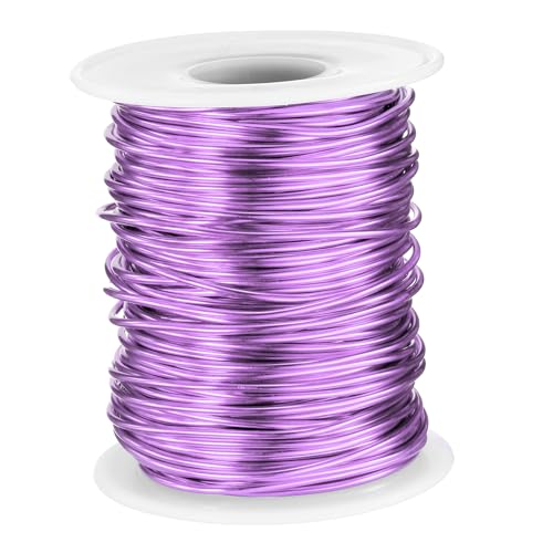 HARFINGTON Aluminium-Basteldraht, 1,5 mm, flexibel, biegbar, eloxiertes Metall, Schmuck-Modellierdraht für Schmuckherstellung, Modellierung, Handwerk, DIY, Lavendel HARFINGTON Aluminium-Basteldraht, 1,5 mm, flexibel, biegbar, eloxiertes Metall, Schmuck-Modellierdraht für Schmuckherstellung, Modellierung, Handwerk, DIY, Lavendel von HARFINGTON
