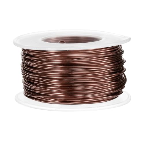 HARFINGTON Aluminium-Basteldraht, 18 Gauge, 1,0 mm, 30 m, flexibel, biegbar, eloxiertes Metall, Schmuck-Modellierdraht für Schmuckherstellung, Modellierung, Handwerk, DIY, Bronze HARFINGTON Aluminium-Basteldraht, 18 Gauge, 1,0 mm, 30 m, flexibel, biegbar, eloxiertes Metall, Schmuck-Modellierdraht für Schmuckherstellung, Modellierung, Handwerk, DIY, Bronze von HARFINGTON