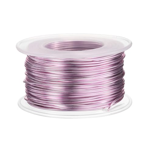 HARFINGTON Aluminium-Basteldraht, 18 Gauge, 1,0 mm, 30 m, flexibel, biegbar, eloxiertes Metall, Schmuck-Modellierdraht für Schmuckherstellung, Modellierung, Handwerk, DIY, Hellrosa HARFINGTON Aluminium-Basteldraht, 18 Gauge, 1,0 mm, 30 m, flexibel, biegbar, eloxiertes Metall, Schmuck-Modellierdraht für Schmuckherstellung, Modellierung, Handwerk, DIY, Hellrosa von HARFINGTON