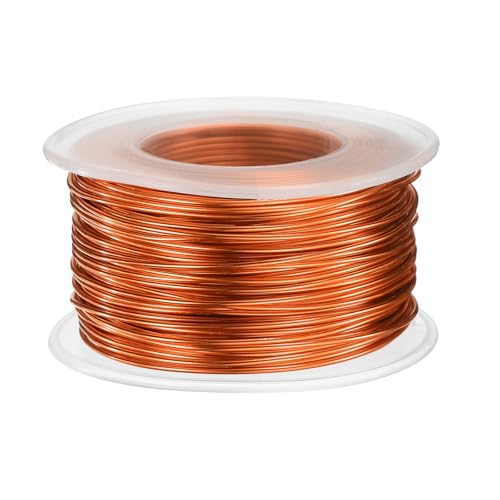 HARFINGTON Aluminium-Basteldraht, 18 Gauge, 1,0 mm, 30 m, flexibel, biegbar, eloxiertes Metall, Schmuck-Modellierdraht für Schmuckherstellung, Modellierung, Handwerk, DIY, Orange HARFINGTON Aluminium-Basteldraht, 18 Gauge, 1,0 mm, 30 m, flexibel, biegbar, eloxiertes Metall, Schmuck-Modellierdraht für Schmuckherstellung, Modellierung, Handwerk, DIY, Orange von HARFINGTON