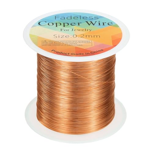 HARFINGTON Artistic Wire Kupferdraht, 100 m Länge, 32 Gauge (32 Gauge) von HARFINGTON