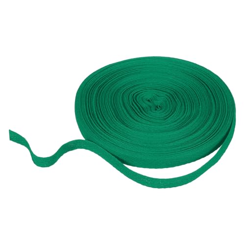 HARFINGTON Baumwoll-Twillband, 0,9 cm, 22,7 m, Fischgräten-Gurtband, Rolle, Schrägband, für Bastelarbeiten, Nähen, Geschenkverpackungen, Grün HARFINGTON Baumwoll-Twillband, 0,9 cm, 22,7 m, Fischgräten-Gurtband, Rolle, Schrägband, für Bastelarbeiten, Nähen, Geschenkverpackungen, Grün von HARFINGTON