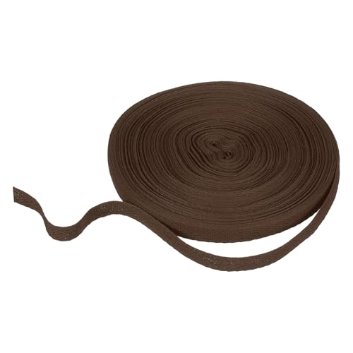 HARFINGTON Baumwoll-Twillband, 0,9 cm, 22,7 m, Fischgräten-Gurtband, Rolle, Schrägband, für Heimwerker, Basteln, Nähen, Geschenkverpackung, Dunkelbraun HARFINGTON Baumwoll-Twillband, 0,9 cm, 22,7 m, Fischgräten-Gurtband, Rolle, Schrägband, für Heimwerker, Basteln, Nähen, Geschenkverpackung, Dunkelbraun von HARFINGTON