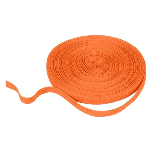 HARFINGTON Baumwoll-Twillband, 0,9 cm, 22,7 m, Fischgräten-Gurtband, Rolle, Schrägband, für Heimwerker, Basteln, Nähen, Geschenkverpackung, Orange HARFINGTON Baumwoll-Twillband, 0,9 cm, 22,7 m, Fischgräten-Gurtband, Rolle, Schrägband, für Heimwerker, Basteln, Nähen, Geschenkverpackung, Orange von HARFINGTON