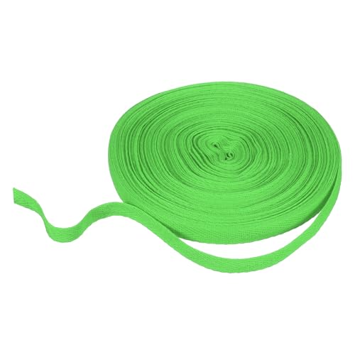 HARFINGTON Baumwoll-Twillband, 0,9 cm, 22,7 m, Fischgräten-Gurtband, Rolle, Schrägband für Bastelarbeiten, Nähen, Geschenkverpackungen, Hellgrün HARFINGTON Baumwoll-Twillband, 0,9 cm, 22,7 m, Fischgräten-Gurtband, Rolle, Schrägband für Bastelarbeiten, Nähen, Geschenkverpackungen, Hellgrün von HARFINGTON