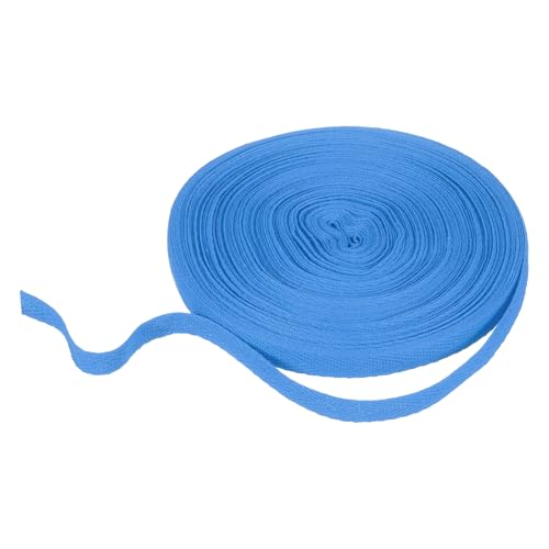 HARFINGTON Baumwoll-Twillband, 0,95 cm, 22,7 m, Fischgräten-Gurtband, Rolle, Schrägband, für Bastelarbeiten, Nähen, Geschenkverpackungen, Blau HARFINGTON Baumwoll-Twillband, 0,95 cm, 22,7 m, Fischgräten-Gurtband, Rolle, Schrägband, für Bastelarbeiten, Nähen, Geschenkverpackungen, Blau von HARFINGTON