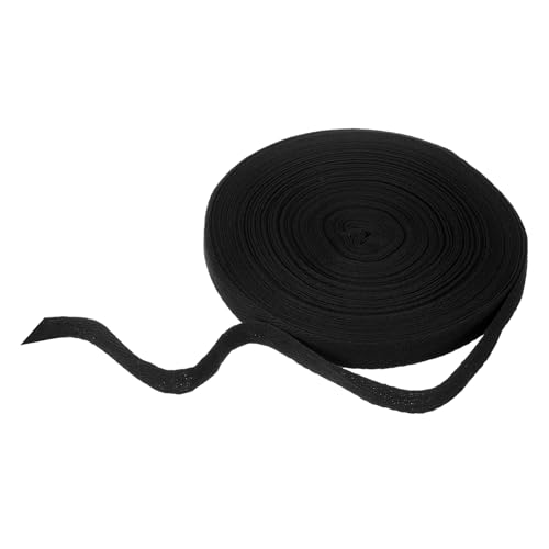 HARFINGTON Baumwoll-Twillband, 1,6 cm, 22 m, Fischgräten-Gurtband, Rolle, Schrägband, für Bastelarbeiten, Nähen, Geschenkverpackungen, Schwarz HARFINGTON Baumwoll-Twillband, 1,6 cm, 22 m, Fischgräten-Gurtband, Rolle, Schrägband, für Bastelarbeiten, Nähen, Geschenkverpackungen, Schwarz von HARFINGTON