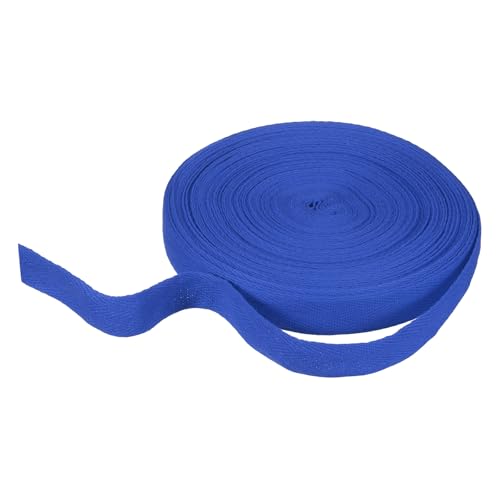 HARFINGTON Baumwoll-Twillband, 2,5 cm, 22 m, Fischgräten-Gurtband, Rolle, Schrägband für Bastelarbeiten, Nähen, Geschenkverpackungen, Hellblau HARFINGTON Baumwoll-Twillband, 2,5 cm, 22 m, Fischgräten-Gurtband, Rolle, Schrägband für Bastelarbeiten, Nähen, Geschenkverpackungen, Hellblau von HARFINGTON