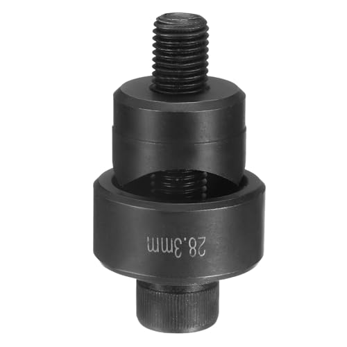 HARFINGTON Blechstanzer, 28,3 mm, Lagerstahl, präzises Schneiden, manuelles Ausklopfen, Set für Metall, Stahlplatte, Spüle, Edelstahl, Schwarz HARFINGTON Blechstanzer, 28,3 mm, Lagerstahl, präzises Schneiden, manuelles Ausklopfen, Set für Metall, Stahlplatte, Spüle, Edelstahl, Schwarz von HARFINGTON