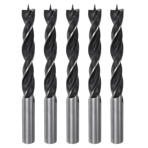 HARFINGTON Brad Point Bohrer 13 mm Durchmesser, gerader runder Schaft, metrischer Spiralbohrer für Weichholz, Hartholz, Sperrholz, Kunststoff, Gummi, Holzbohrer, Schwarz, 5 Stück HARFINGTON Brad Point Bohrer 13 mm Durchmesser, gerader runder Schaft, metrischer Spiralbohrer für Weichholz, Hartholz, Sperrholz, Kunststoff, Gummi, Holzbohrer, Schwarz, 5 Stück von HARFINGTON