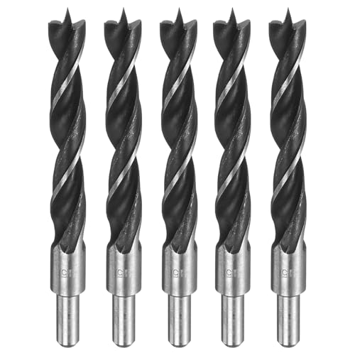 HARFINGTON Brad Point Bohrer 15 mm Durchmesser, gerader Rundschaftbohrer, metrische Zopfspitze, 3,2 cm Bohrtiefe, Spiralbohrer für Tischler, Holzbearbeitung, Kunststoff, Gummi, 5 Stück HARFINGTON Brad Point Bohrer 15 mm Durchmesser, gerader Rundschaftbohrer, metrische Zopfspitze, 3,2 cm Bohrtiefe, Spiralbohrer für Tischler, Holzbearbeitung, Kunststoff, Gummi, 5 Stück von HARFINGTON