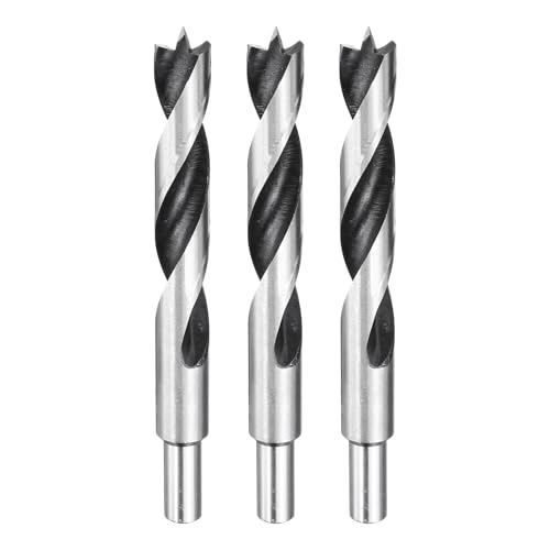 HARFINGTON Brad Point Bohrer 18 mm Durchmesser, gerader runder Schaft, metrischer Spiralbohrer für Weichholz, Hartholz, Sperrholz, Kunststoff, Gummi, silberfarben, 3 Stück HARFINGTON Brad Point Bohrer 18 mm Durchmesser, gerader runder Schaft, metrischer Spiralbohrer für Weichholz, Hartholz, Sperrholz, Kunststoff, Gummi, silberfarben, 3 Stück von HARFINGTON