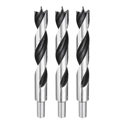 HARFINGTON Brad Point Bohrer 20 mm Durchmesser, gerader runder Schaft, metrischer Spiralbohrer für Weichholz, Hartholz, Sperrholz, Kunststoff, Gummi, silberfarben, 3 Stück HARFINGTON Brad Point Bohrer 20 mm Durchmesser, gerader runder Schaft, metrischer Spiralbohrer für Weichholz, Hartholz, Sperrholz, Kunststoff, Gummi, silberfarben, 3 Stück von HARFINGTON