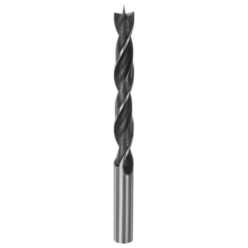 HARFINGTON Brad Point Drill Bits 10 mm Durchmesser, gerader Rundschaftbohrer, metrische Zopfspitze, 3,2 cm Bohrtiefe, Spiralbohrer für Tischler, Holzbearbeitung, Kunststoff, Gummi HARFINGTON Brad Point Drill Bits 10 mm Durchmesser, gerader Rundschaftbohrer, metrische Zopfspitze, 3,2 cm Bohrtiefe, Spiralbohrer für Tischler, Holzbearbeitung, Kunststoff, Gummi von HARFINGTON