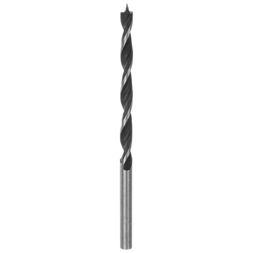 HARFINGTON Brad Point Drill Bits 3,5 mm Durchmesser, gerader Rundschaft, metrische Zopfspitze, 3,2 cm Bohrtiefe, Spiralbohrer für Tischler, Holzbearbeitung, Kunststoff, Gummi von HARFINGTON