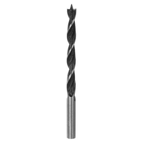 HARFINGTON Brad Point Drill Bits 6 mm Durchmesser, gerader Rundschaftbohrer, metrische Zopfspitze, 3,2 cm Bohrtiefe, Spiralbohrer für Tischler, Holzbearbeitung, Kunststoff, Gummi HARFINGTON Brad Point Drill Bits 6 mm Durchmesser, gerader Rundschaftbohrer, metrische Zopfspitze, 3,2 cm Bohrtiefe, Spiralbohrer für Tischler, Holzbearbeitung, Kunststoff, Gummi von HARFINGTON