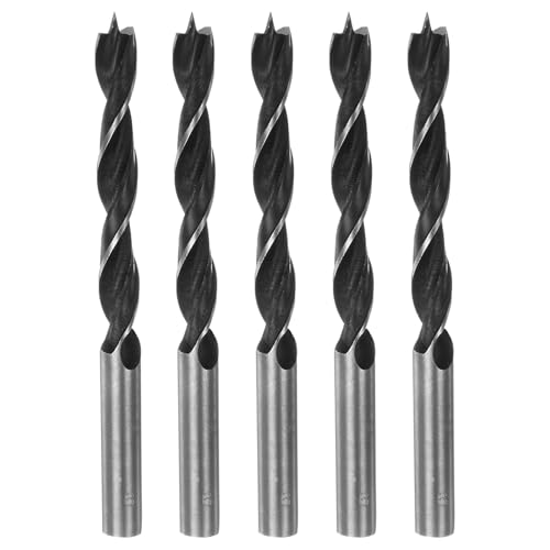 HARFINGTON Brad Point Drill Bits 9 mm Durchmesser, gerader Rundschaftbohrer, metrische Zopfspitze, 3,2 cm Bohrtiefe, Spiralbohrer für Tischler, Holzbearbeitung, Kunststoff, Gummi, 5 Stück HARFINGTON Brad Point Drill Bits 9 mm Durchmesser, gerader Rundschaftbohrer, metrische Zopfspitze, 3,2 cm Bohrtiefe, Spiralbohrer für Tischler, Holzbearbeitung, Kunststoff, Gummi, 5 Stück von HARFINGTON