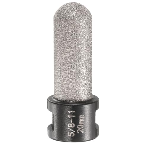 HARFINGTON Diamant-Finger-Bit, 20 mm Durchmesser, Trockenkernbohrer mit 5/8-Zoll-11-Gewinde, Diamant-Fasenbohrer zum Vergrößern, Formen, Fräsen vorhandener Löcher auf Porzellan, Fliesen, Keramik HARFINGTON Diamant-Finger-Bit, 20 mm Durchmesser, Trockenkernbohrer mit 5/8-Zoll-11-Gewinde, Diamant-Fasenbohrer zum Vergrößern, Formen, Fräsen vorhandener Löcher auf Porzellan, Fliesen, Keramik von HARFINGTON