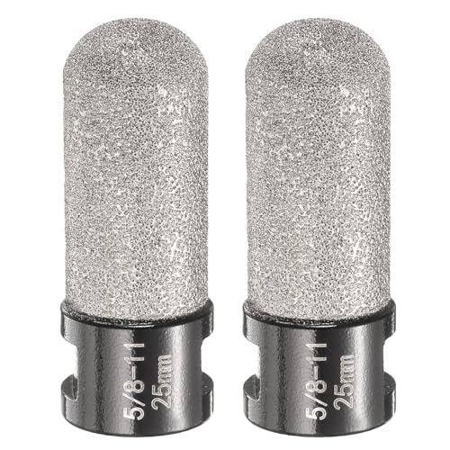 HARFINGTON Diamant-Finger-Bit, 25 mm Durchmesser, Trockenkern mit 5/8-Zoll-11-Gewinde, Diamant-Fasenbohrer zum Vergrößern, Formen, Fräsen vorhandener Löcher auf Porzellan, Fliesen, Keramik HARFINGTON Diamant-Finger-Bit, 25 mm Durchmesser, Trockenkern mit 5/8-Zoll-11-Gewinde, Diamant-Fasenbohrer zum Vergrößern, Formen, Fräsen vorhandener Löcher auf Porzellan, Fliesen, Keramik von HARFINGTON