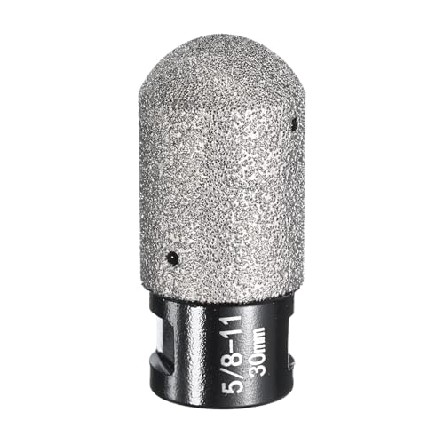 HARFINGTON Diamant-Fingerfräser, 30 mm, 2 Löcher mit 5/8-Zoll-12-Gewinde zum Vergrößern, Formen, Fräsen vorhandener Löcher auf Marmor-Arbeitsplatte, Schwarz HARFINGTON Diamant-Fingerfräser, 30 mm, 2 Löcher mit 5/8-Zoll-12-Gewinde zum Vergrößern, Formen, Fräsen vorhandener Löcher auf Marmor-Arbeitsplatte, Schwarz von HARFINGTON