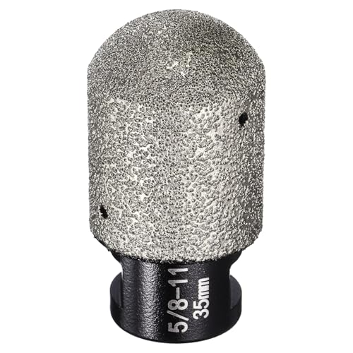 HARFINGTON Diamant-Fingerfräser, 35 mm, 2 Löcher mit 5/8-Zoll-11-Gewinde zum Vergrößern, Formen, Fräsen vorhandener Löcher auf Marmorarbeitsplatte HARFINGTON Diamant-Fingerfräser, 35 mm, 2 Löcher mit 5/8-Zoll-11-Gewinde zum Vergrößern, Formen, Fräsen vorhandener Löcher auf Marmorarbeitsplatte von HARFINGTON