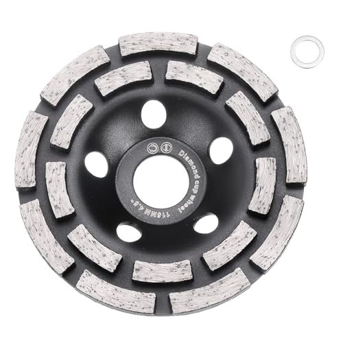 HARFINGTON Diamantsägeblatt, 11,4 cm Durchmesser, 2,2 cm Dorn Kreisschneidrad mit 2,2 cm auf 1,6 cm Dorn Adapter, Reduzierring für Mauerwerk, Fliesen, Marmor, Keramik, Beton, Zement, Ziegel, Schwarz HARFINGTON Diamantsägeblatt, 11,4 cm Durchmesser, 2,2 cm Dorn Kreisschneidrad mit 2,2 cm auf 1,6 cm Dorn Adapter, Reduzierring für Mauerwerk, Fliesen, Marmor, Keramik, Beton, Zement, Ziegel, Schwarz von HARFINGTON