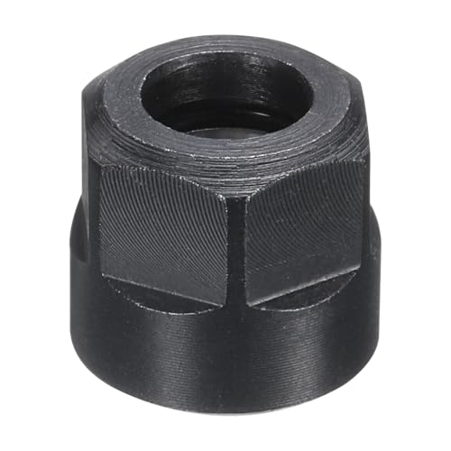 HARFINGTON ER8-A(M10) Typ Spannzange mit dynamischen Ausgleichslöchern, 40CR-Legierungsstahl für CNC-Maschinen-Spannfutter, Drehmaschine, Fräswerkzeughalter, Schwarz von HARFINGTON