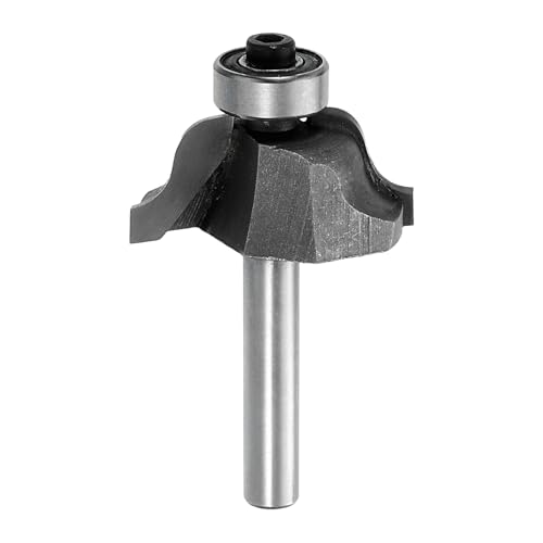 HARFINGTON Erhöhte Panel-Fräser-Bits, 0,64 cm Schaft, Ogee-Perle, 3,8 cm Durchmesser, 1,27 cm Schnitttiefe für die Herstellung von Schranktüren, Fenstern, Silber HARFINGTON Erhöhte Panel-Fräser-Bits, 0,64 cm Schaft, Ogee-Perle, 3,8 cm Durchmesser, 1,27 cm Schnitttiefe für die Herstellung von Schranktüren, Fenstern, Silber von HARFINGTON