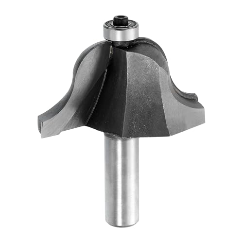 HARFINGTON Erhöhte Panel-Fräser-Bits, 1,27 cm Schaft, Ogee-Perle, 6,4 cm Durchmesser, 4,5 cm Schnitttiefe für die Herstellung von Schranktüren, Fenstern, Silber HARFINGTON Erhöhte Panel-Fräser-Bits, 1,27 cm Schaft, Ogee-Perle, 6,4 cm Durchmesser, 4,5 cm Schnitttiefe für die Herstellung von Schranktüren, Fenstern, Silber von HARFINGTON